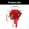 Wedding Bouquets Artificial Bride Bouquets for Wedding Party Centerpieces, Ceremony, Anniversary, Photography Props  Red