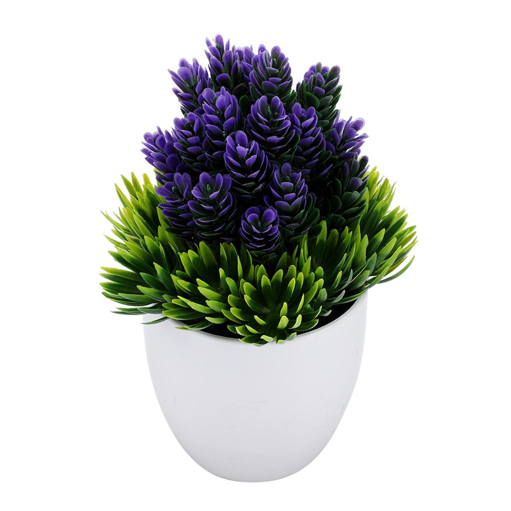 Artificial Bonsai Fake Flower Potted Plant Decor