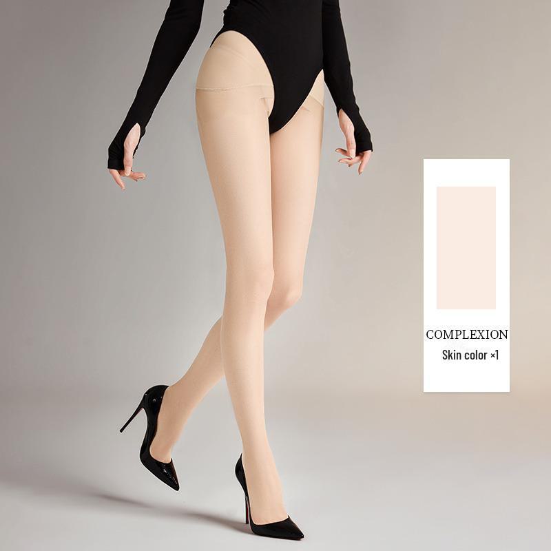 Autumn Women's Sheer Black Anti-Snag Pantyhose - Durable & Sexy for a Bare Legs Look