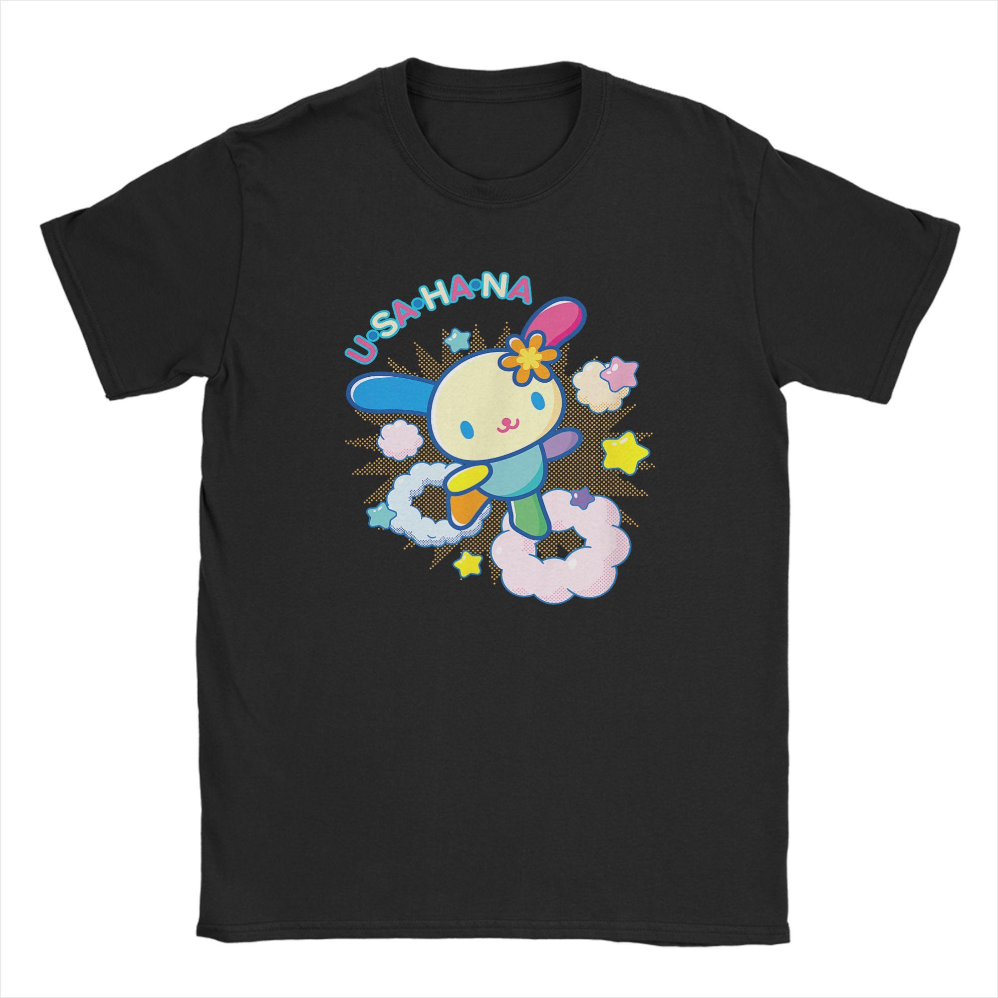 

Men USAHANA 2025 Character Ranking T Shirts Cotton Tees Summer Short Sleeve T-Shirt Crewneck Hip Hop Loose Tshirt Plus Size 3XL