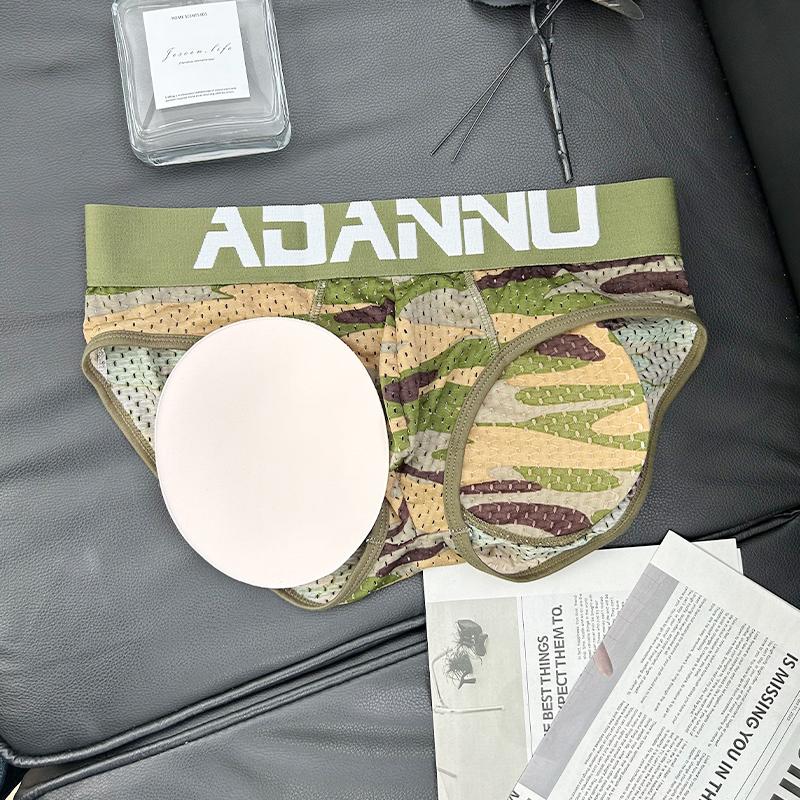 Herren Unterwäsche Mesh Dünne Po-Lifter Slips, Plus Hüftpolster Weiche Falsche Po-Hüften Atmungsaktive Slips, Herren Sportunterhosen Bequem