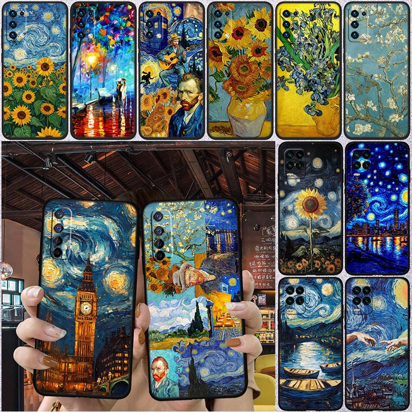 Starry Night Van Gogh Painting Phone Case for OPPO A3 Pro A72 A74 A76 A77 A77S A78 A79 A94 A95 A96 A18 A40M A58