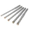 160mm Electric Hammer Drill Bit 6/8/10/12/14/16mm Cross Type Steel Alloy SDS Plus Shank For Masonry Concrete Rock Stone