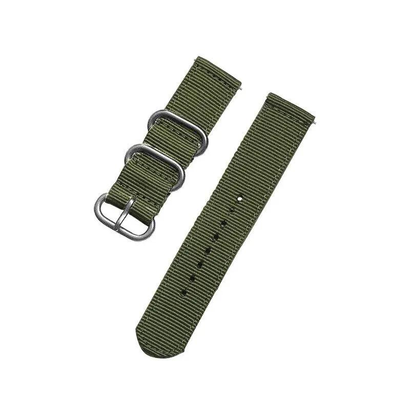 Cinturino in nylon per orologio da 18 mm 20 mm 22 mm 24 mm Per Samsung Galaxy watch 3 4 5 pro 46 mm 42 mm Active2 Amazfit Bip S3 frontier Cinturino sportivo