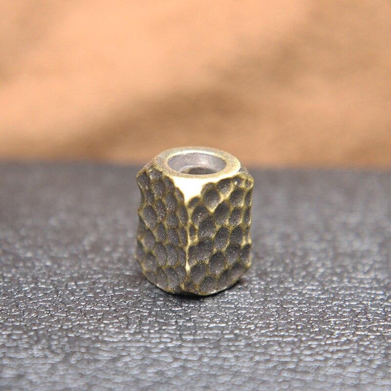 

Латунный молоток для трещин в льду, зерновой нож, бусина, зонтик, веревка, кулон, брелок, подвесные украшения, EDC, паракорд, аксессуары из бисера, ремешок «сделай сам» латунный