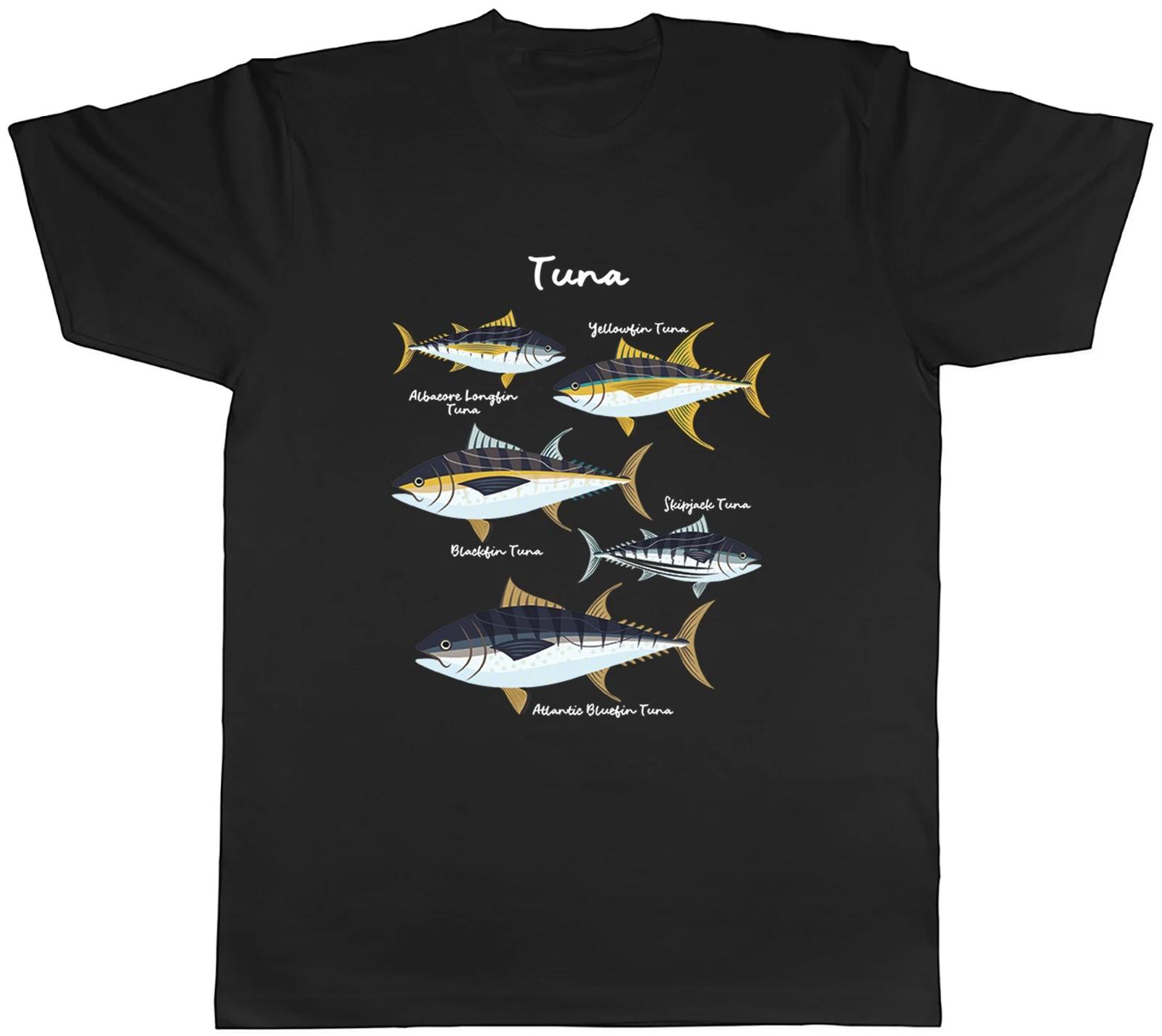 Species of all Tuna Fish Mens T-Shirt Tee Gift Top XXXL