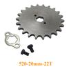 520 20mm 10T 11T 12T 13T 14T 15 16 17 18 19 20 T Front Engine Sprocket For Honda Lifan ZongShen YCF ATV Quad Dirt Pit Bike Buggy
