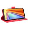 Realme 7 Flip Case, Card Slot, Red