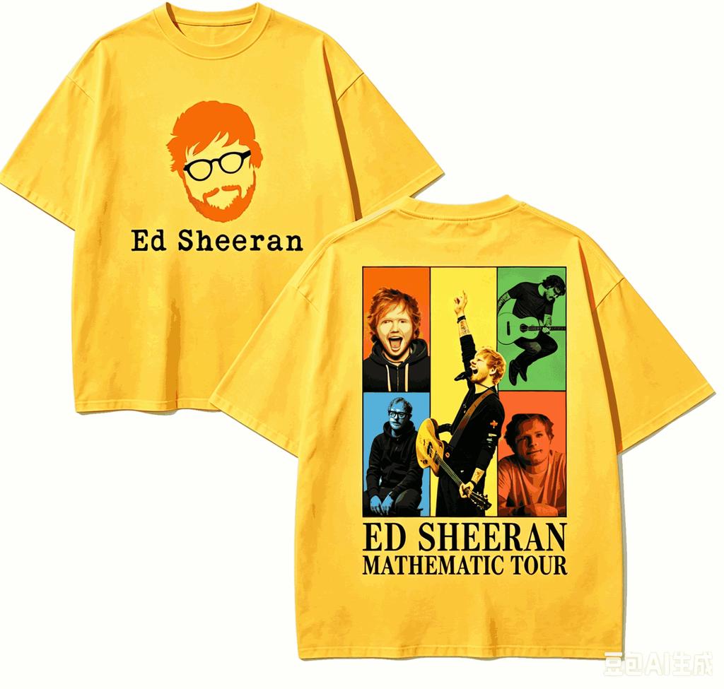 Ed Sheeran Gift Tshirt Unisex Unisex Harajuku Oversizedunisex Short Sleeve Streetwear High Quality Couples Hot Product Comfortable