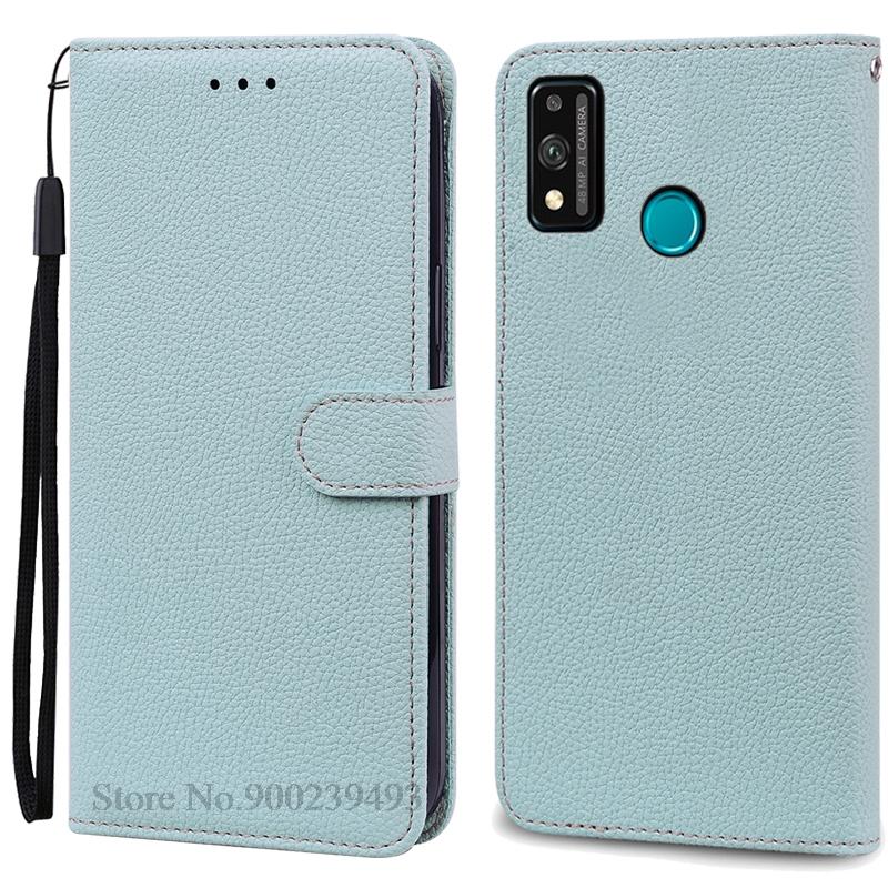 For Honor 9X Lite Etui Lær Flip Lommeboketui For Honor 9X Lite JSN-L21 JSN-L22 JSN-L23 Deksel Honor 9 X Lite Telefonetui Fundas
