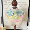 Pet Spring Checkered Triangle Scarf Dog Collar Shawl Cat Dog Cute Small and Medium sized Dog Adjustable Printed Neck