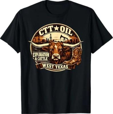 CTT Oil Exploration & Cattle Company Texas T-Shirt