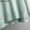 BITCED Fashion Set Women's Autumn and Winter Loose Casual Sweater Pullover Two-piece Set