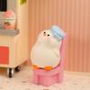 Mini Goose Figurine Tiny Miniature White Goose Small Cute Resin Animal Statue for DIY Crafts Lawn Yard Decor Dollhouse