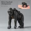 Montessori Wild Animals Model Toy Set - Lion Elephant Antelope Action Figures Miniature Zoo Figurines Educational Kids Gift