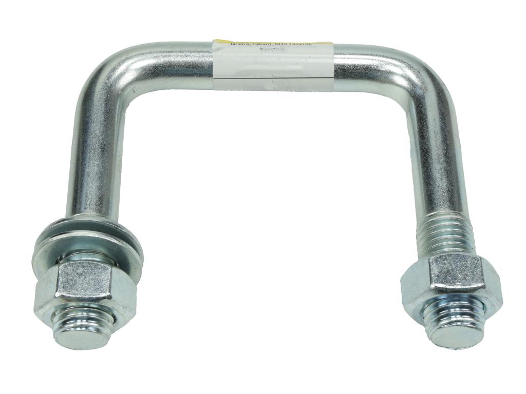 Yoke, U-bolt, M20 102x100 Waryński Mount