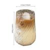 400ML Kaffeetasse Glaswaren Streifen Glasbecher Eisbecher Transparentes Glas Teetasse Trinkgeschirr Saft Milch Mokka Tassen Küchenbedarf