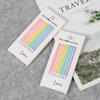 8-Piece Boxed Gradient Rainbow Birthday Pencil Candles