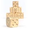 Decorative Items Playing Game Tool Figurines Brass Dice Solid Dice Copper Dice Metal Solid Dice