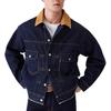Levis Corduroy Collar Loose Vintage Denim Jacket Men Jacket Medium-Blue 0016V-0001