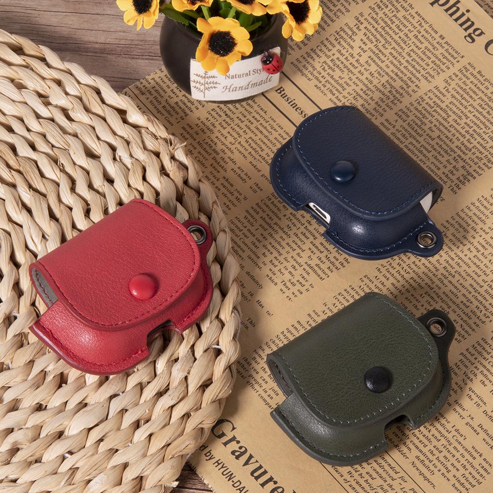 Luxury Shockproof PU Leather Wireless Earphone Cover Case Fit for Airpods Pro 3 3rd 4 Generation Protection Sheath Classical