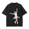 Streetwear Washed T Shirt Alysa Liu Figure Ice Skating  Loose Tshirts  Popular Tee Shirt Summer Y2k Retro Custom Diy Clothes