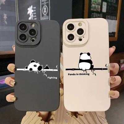 Animation Lovely Phone For Iphone XR Max 11 Plus 6 13 Mini 7 14 X 8 12 XS Pro 6s Straight Silicon Soft TPU Silicone Case Cover