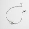 Stainless Steel Mini Heart Bracelet: Versatile Korean-Inspired Women's Fashion