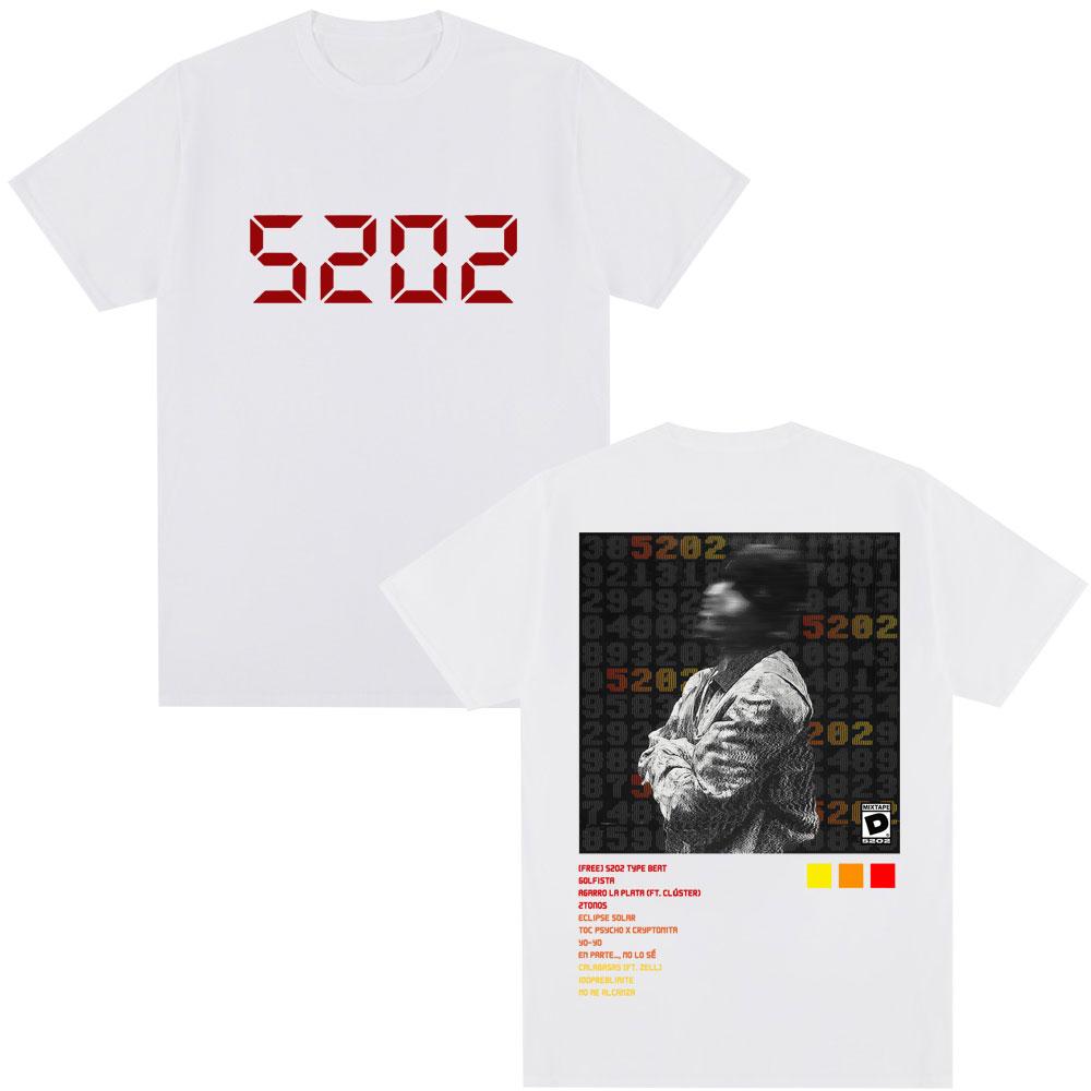 Rapper Duki 5202 MIXTAPE Retro T-shirt for Men and Women Hip-hop Gothic, Extra-large Summer Print 100% Pure Cotton T-shirt