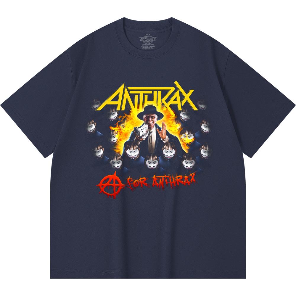 230 g/m² 100% Baumwolle Heavy Metal T-Shirt Rockband Beliebte Musik Druck Unisex Schweres Baumwoll-T-Shirt