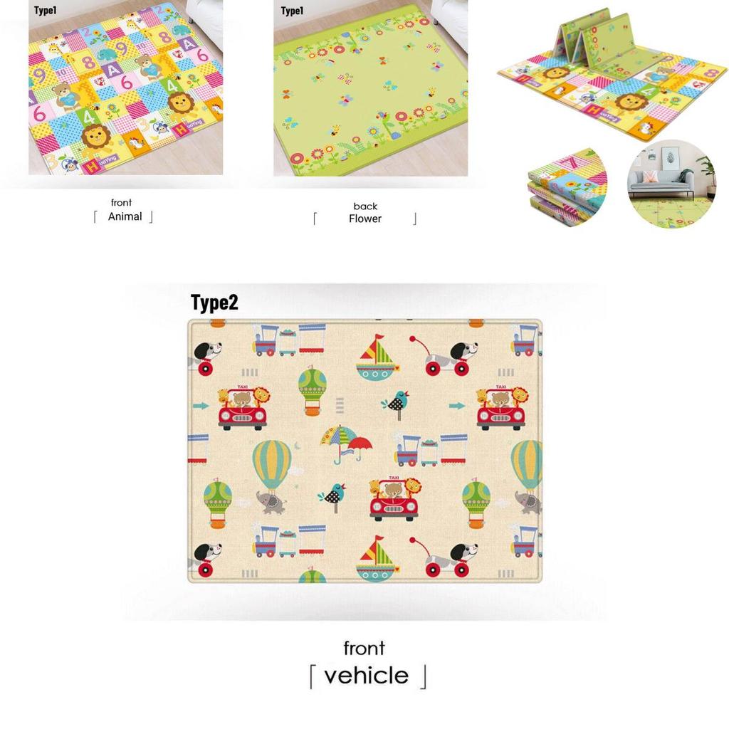 Foldable Baby Crawling Mat Soft Comfortable Ldpe Foam Game Mat