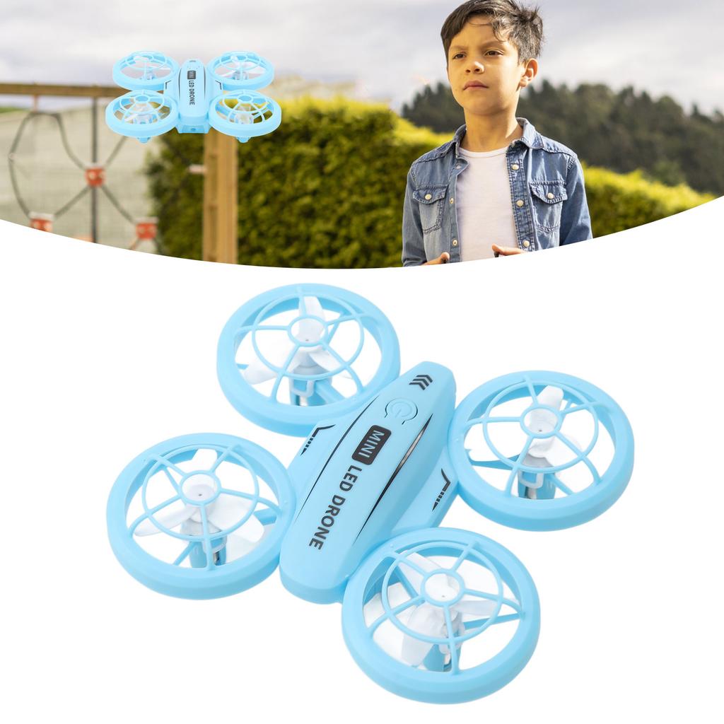 Kids Small RC Drone Dazzling Light Safe Shock Proof Simple Children's Quadcopter for Beginner Gift