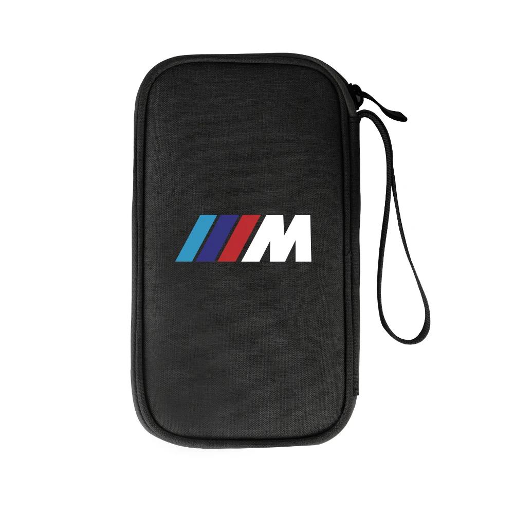 BAGD7 2026 Car Sticker Car Organizer Portable Key Storage Bag For BMW M Performance M5 320 325 E28 E30 E34 E36 E39 E46 X5 X6 F01 F02