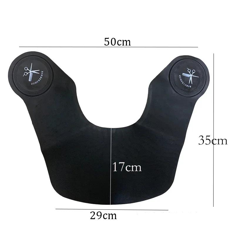 1PC Apron For Hairdresser Cape Waterproof Hair Coloring Wraps Barber Shoulder Pads Black Hair Dyeing Haircut Apron For Salon