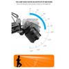 30w Xhp160 Led Headlamp 170 Degree Adjustable Telescopic Zoom Type-c Rechargeable Head Lights With