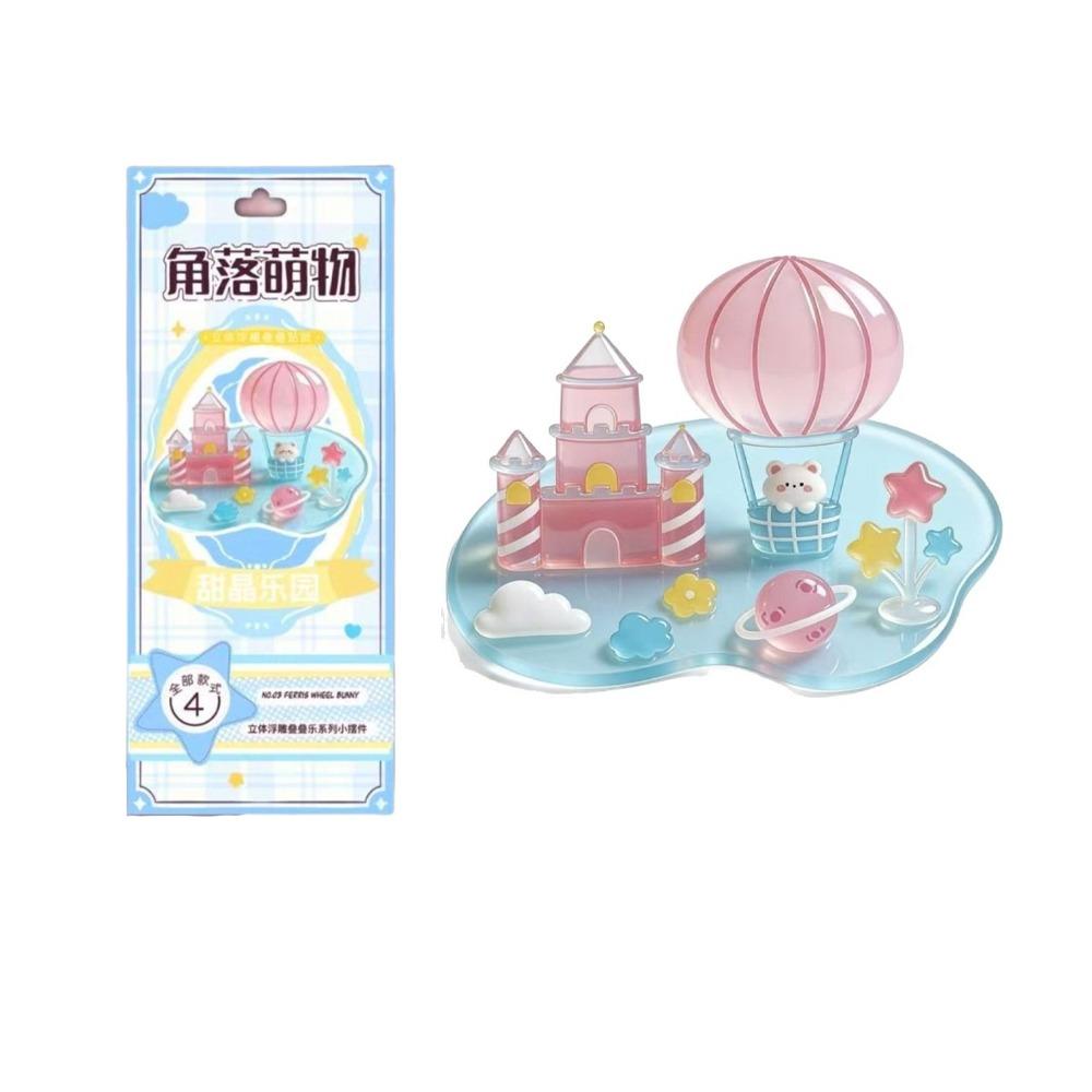 Bear 3D Crystal Stickers DIY Children s Stackable Stickers Embossed Stickers Children StyleF