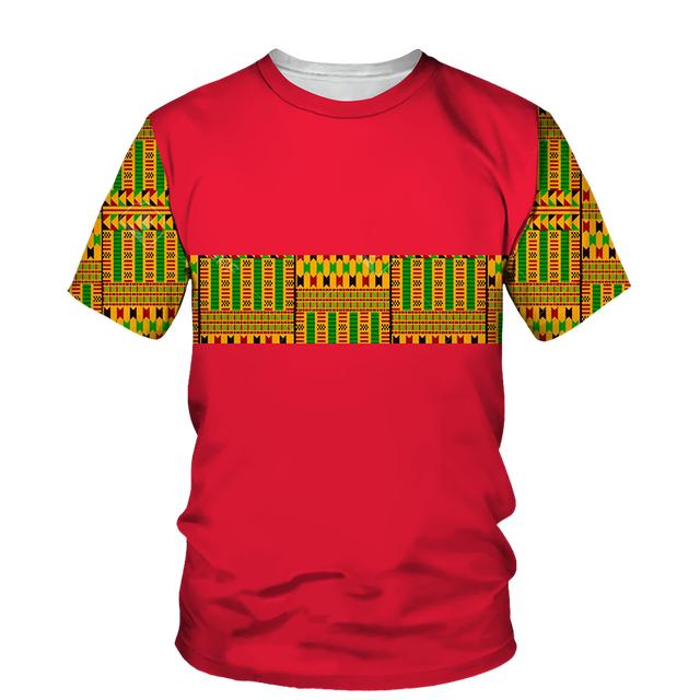 African Dashiki Print T-shirt Männer/Frauen Ethnische Vintage Folk-benutzerdefinierte Kleidung 2023 Sommer Casual Paare Kurzarm Grafik tops
