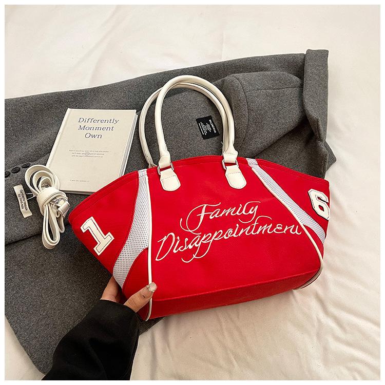 Commuter large-capacity bag women's summer new casual high-value shoulder messenger bag portable tote bag