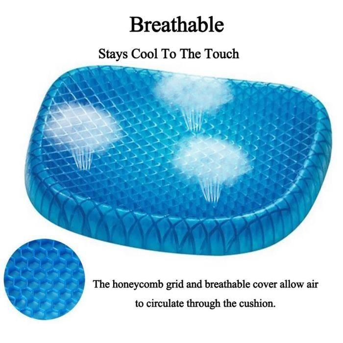 Cojín de asiento - Egg Sitter - Gel TPE - Ergonómico - Cómodo - 37x34.5cm