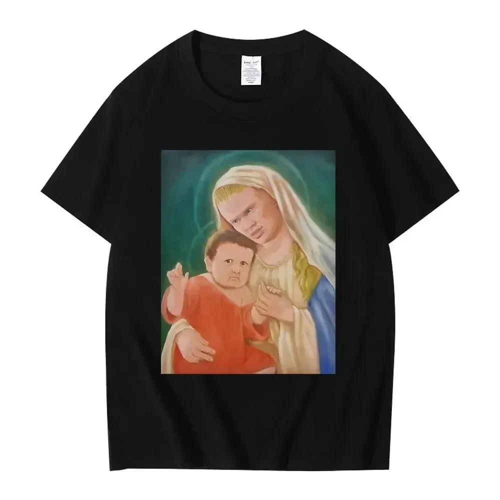 2024 Hasbulla Fighting T Shirt Mini Khabib Blogger T-Shirt Crew Neck Men Tees Retro Tops Funny Graphic Women Tshirt Streetwear