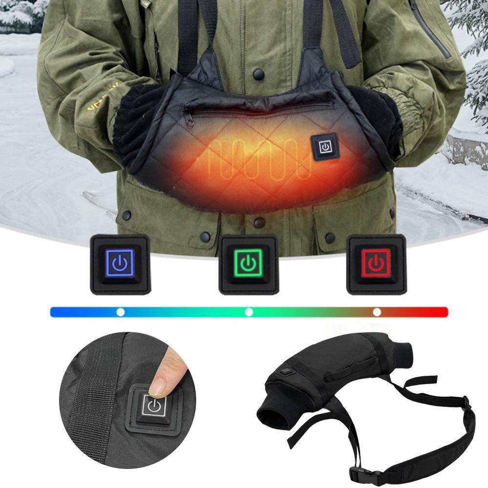 USB Electric Heated Warm Skiing Gloves, Intelligent Temperature Control, Winter Hand Warmer Heating Gloves, Ski Warm Equipment