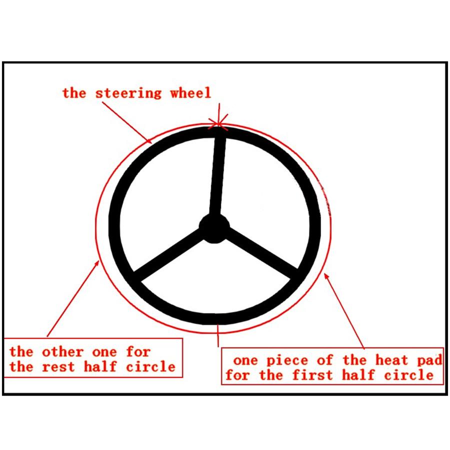 Beheiztes Kohlefaser-Lenkrad mit Signalrad und 3-Gang-Schalter
