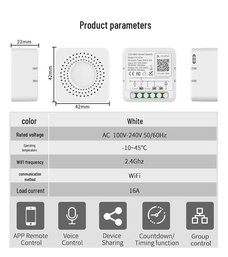 Graffiti Matter Smart Home Voice-Controlled Switch with Timing and Cross-Platform Compatibility