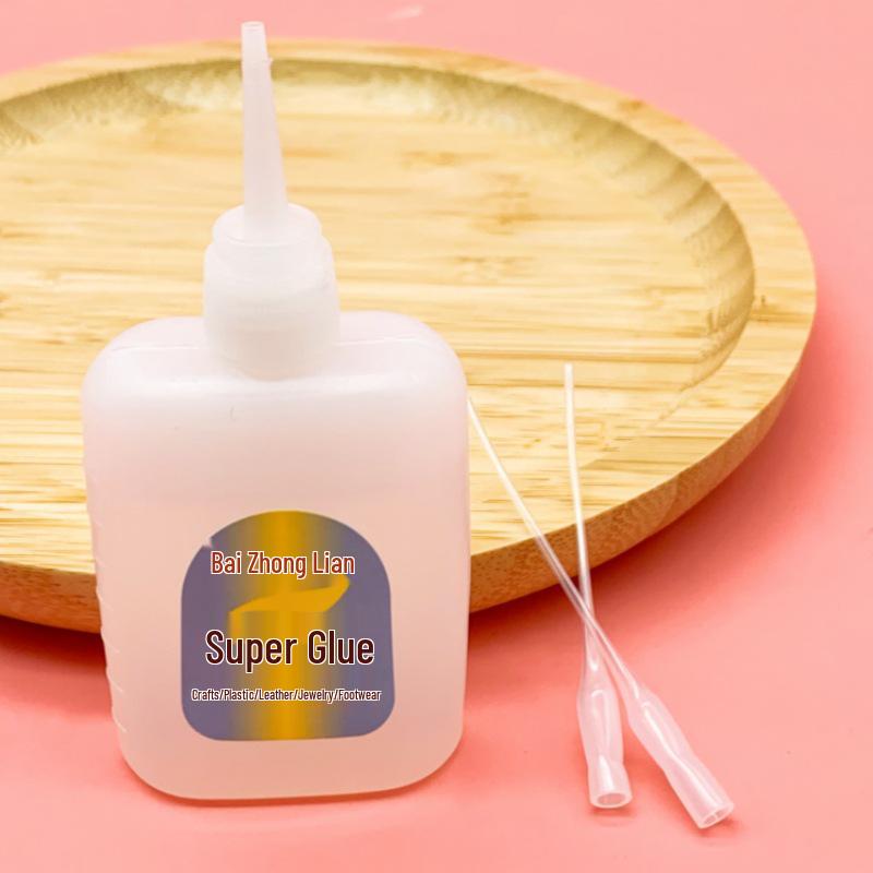 Super Glue for DIY: Fast-Drying Adhesive for PVC, Rubber, Resin Parts, Hair Clips, Ties, and Bands