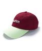 Aimnaseohyumeonbiing Basic Logo Multicolor Cap - Red&Light Green