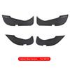 Leather Carbon Fiber Style Car Door Sticker for Mercedes Benz W213 W205 GLC X253 Anti Dirty Anti Kick Pad Protection Accessories