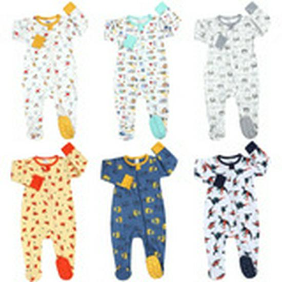 Autumn Winter Fleece Baby Jumpsuit: Cartoon Animal Footed Romper