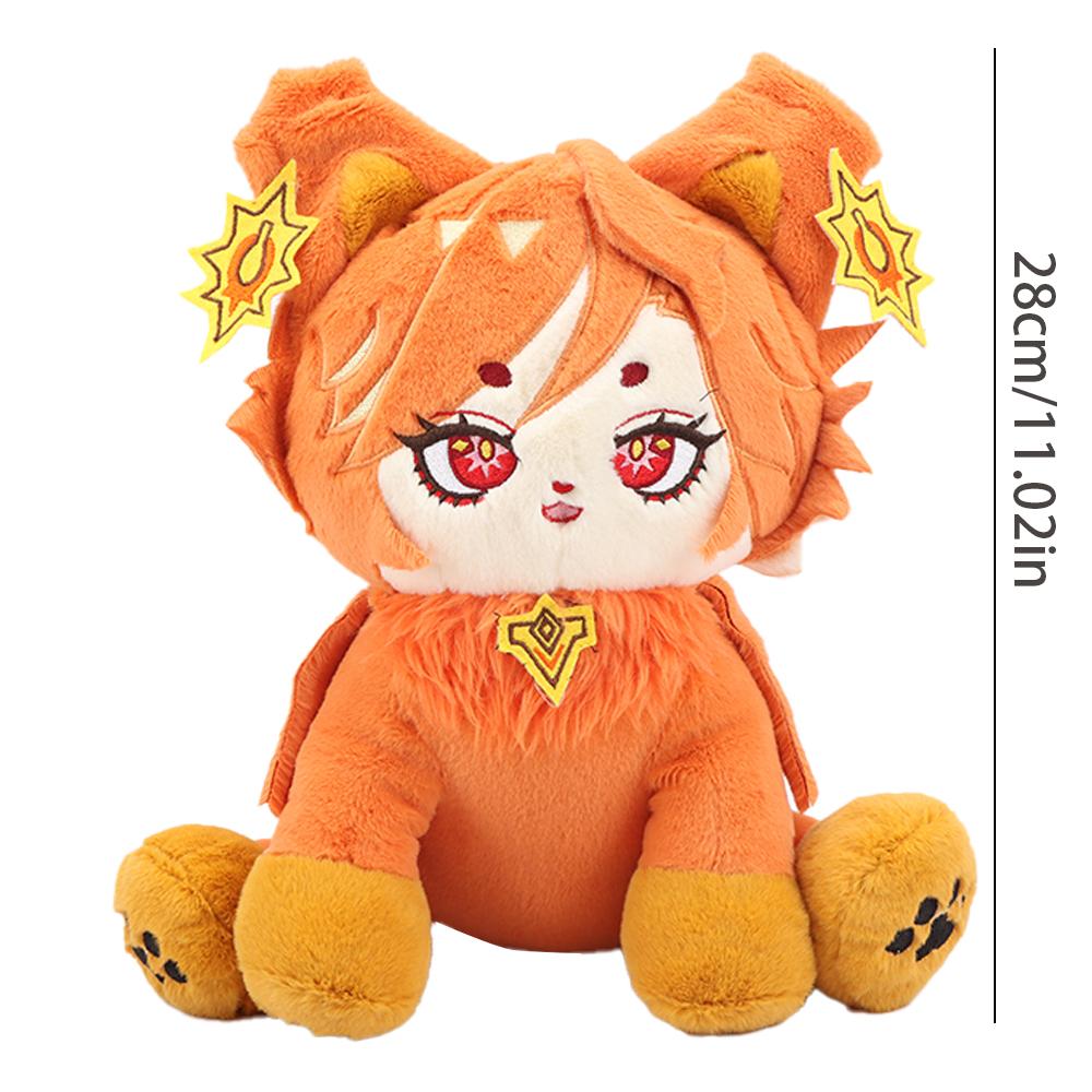 

Милые плюшевые игрушки Мяу Genshin Impact Game Окружающие плюшевые игрушки Фильм Мягкие игрушки для детей Подарок на день рождения Декор комнаты оранжевый