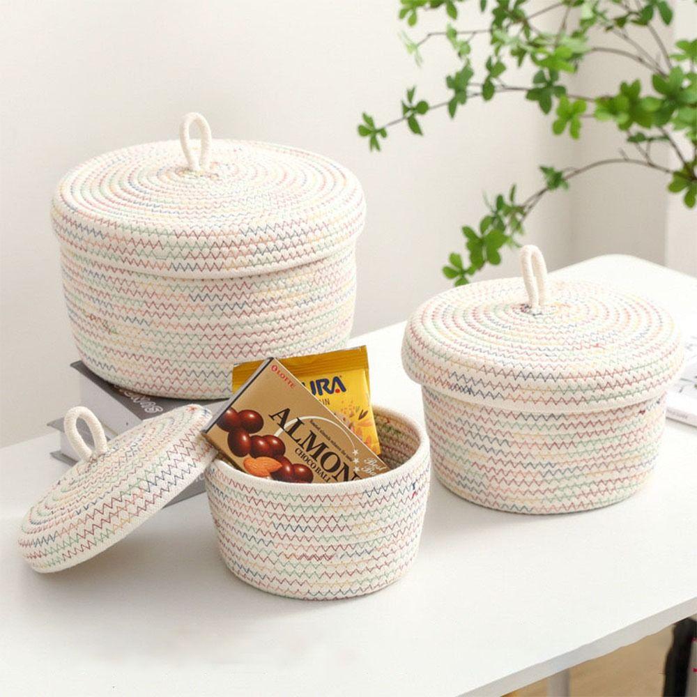 Desktop Sundries Storage Basket Snacks Toys Cosmetics Organizer Fashion Storage Box