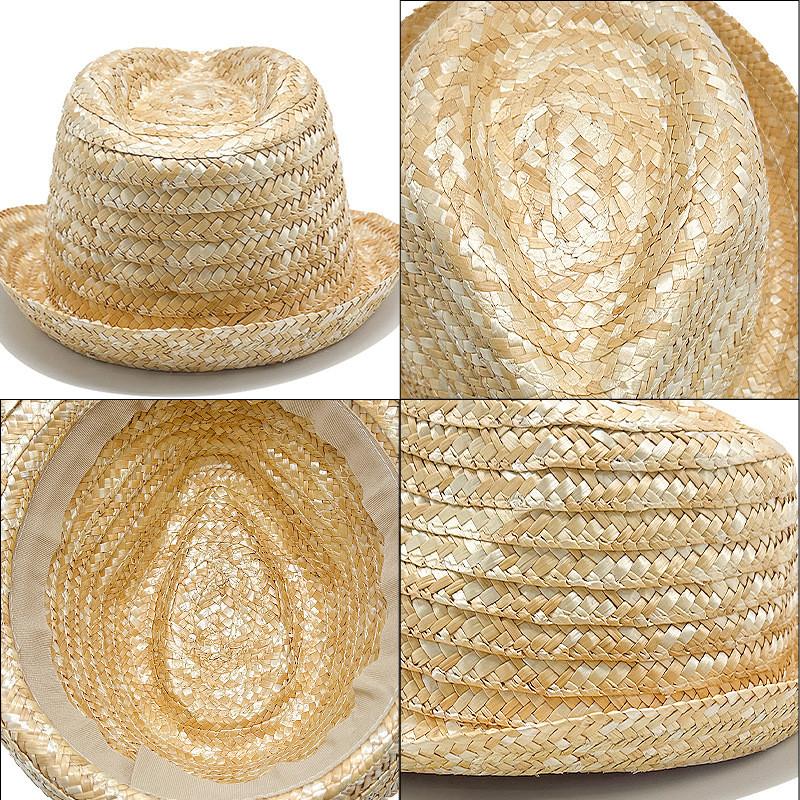 Traditional Straw Hat With Wide Brim And Bow For Summer Outdoor Sun Protection